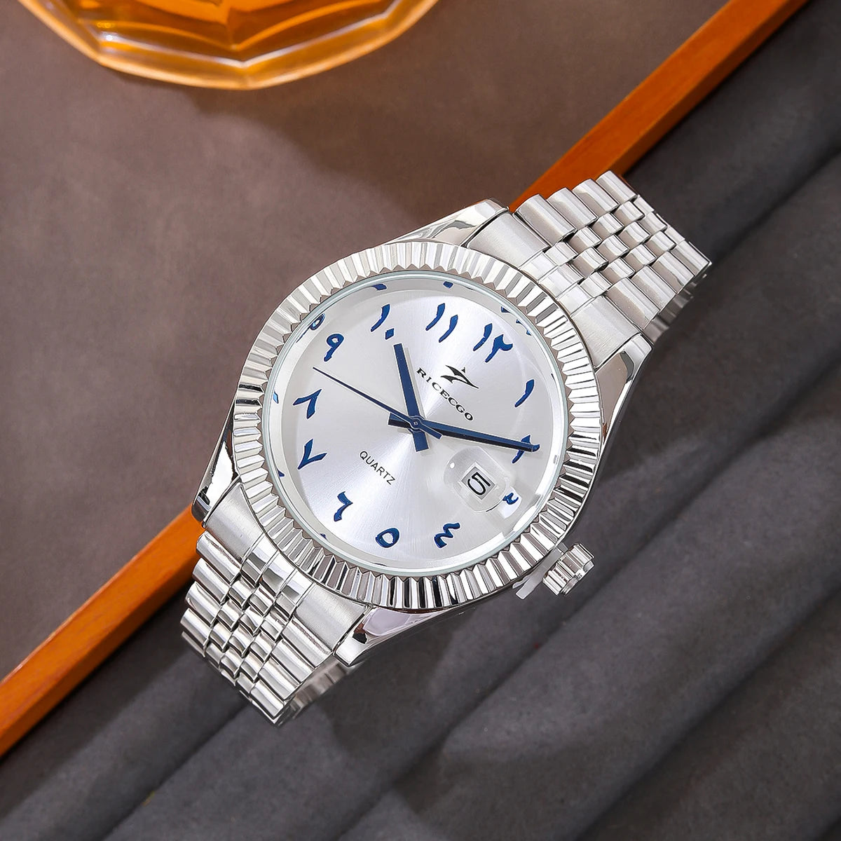 Men's Stainless Steel Watch - Luxury Quartz