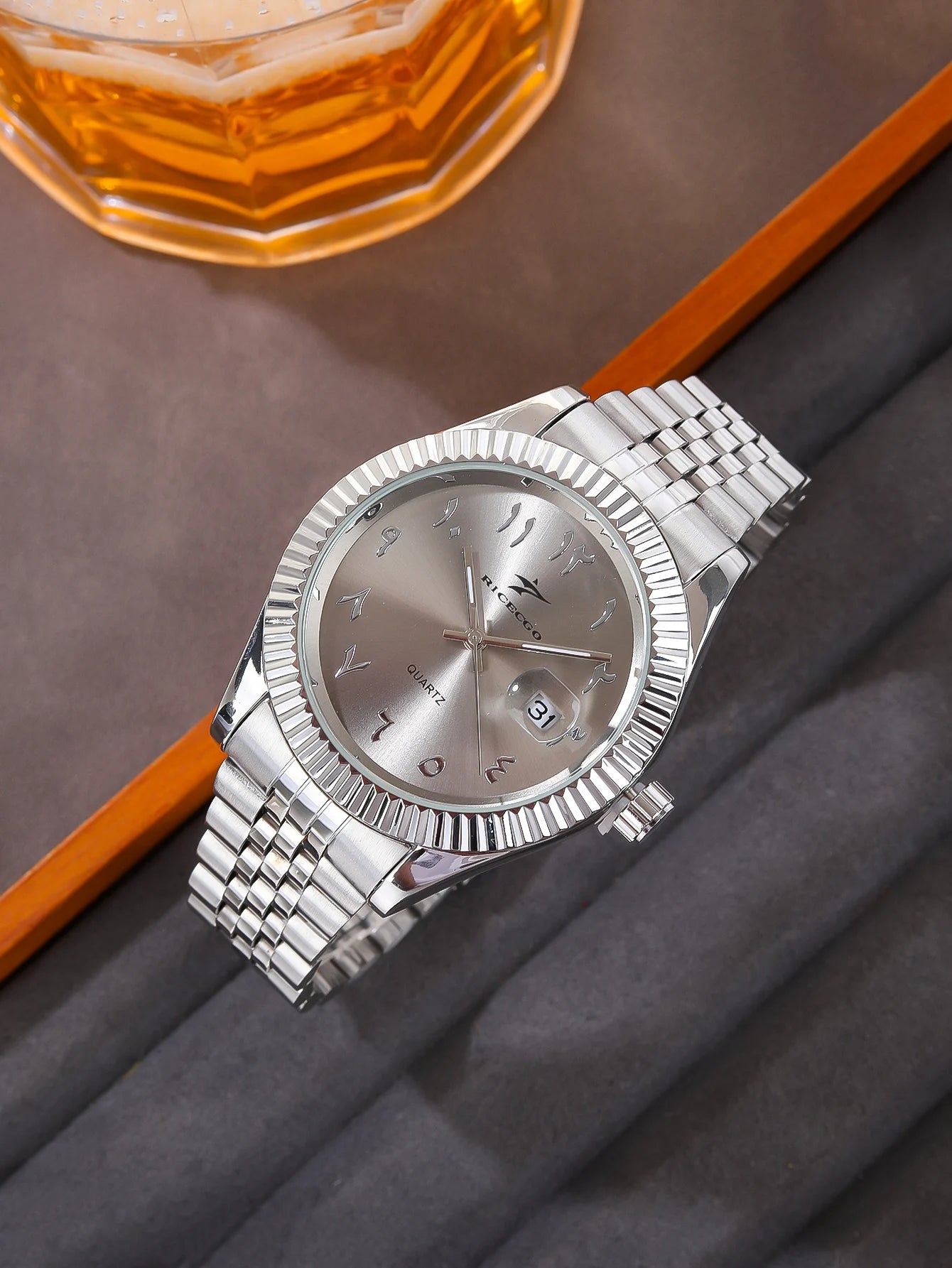 Men's Stainless Steel Watch - Luxury Quartz