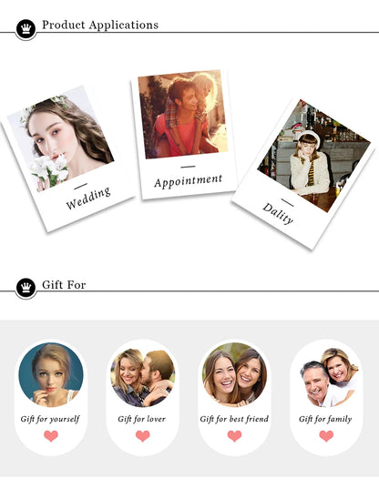 18K Gold Heart Love Jewelry Set - Necklace, Bracelet & Earrings