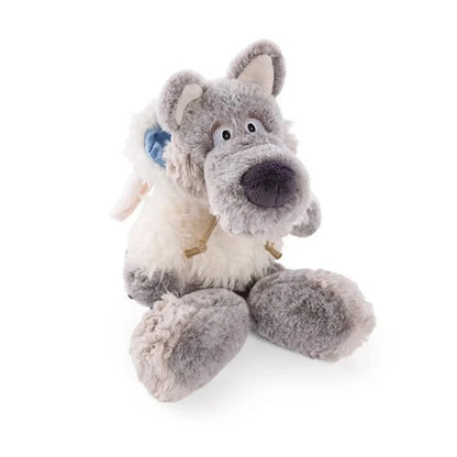 Wolf Plush Doll - Cute Woody Backpack Sleeping Toy