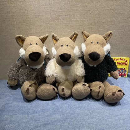 Wolf Plush Doll - Cute Woody Backpack Sleeping Toy