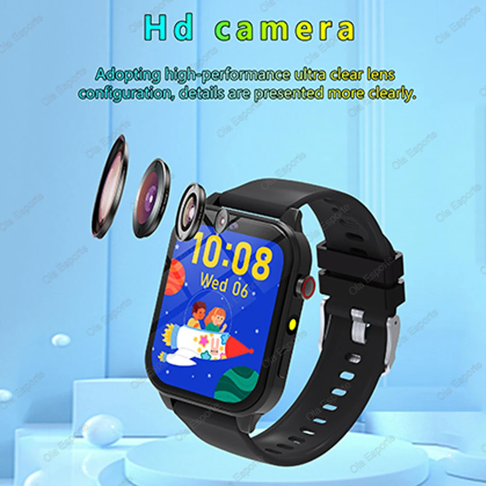 Kids Smart Watch - 1.83" Display 18 Games Sleep Monitor Camera