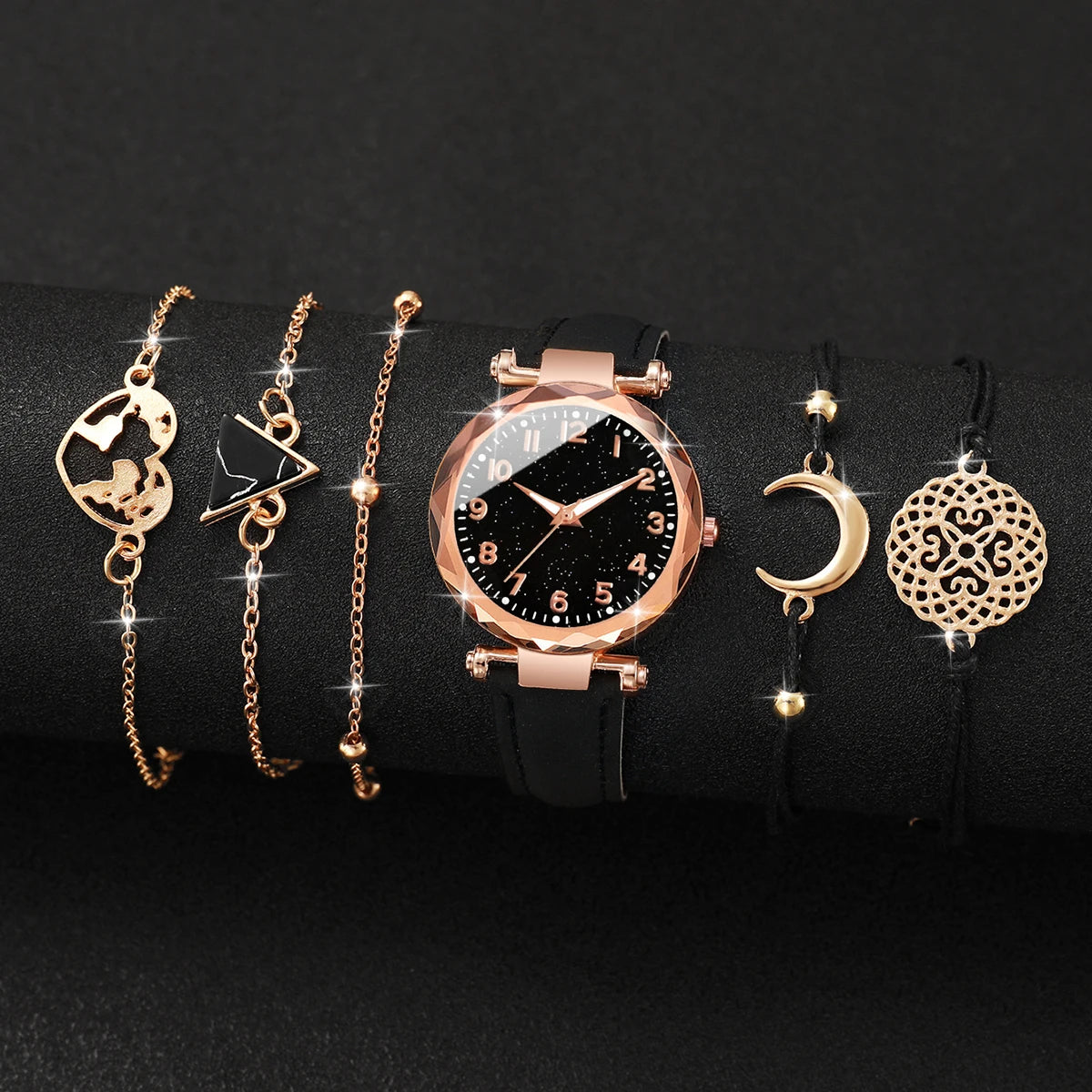 6-Piece Women’s Watch and Bracelet Set