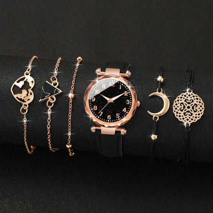 6-Piece Women’s Watch and Bracelet Set