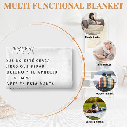 Printed Flannel Throw Blanket – 100% Polyester, Anti-Pill, Multi-Color
