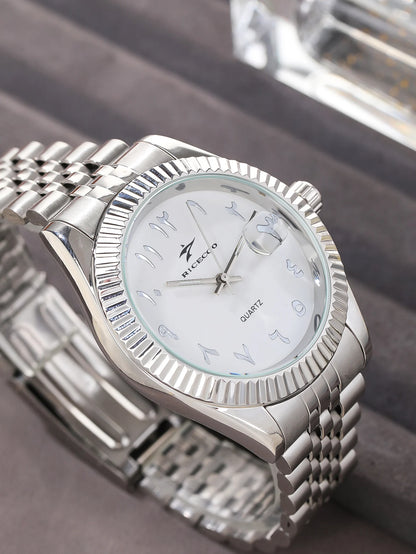 Men's Stainless Steel Watch - Luxury Quartz