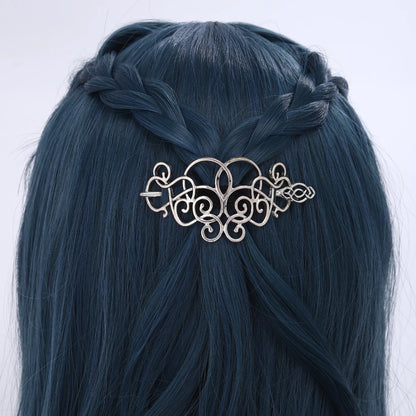 Celtic Knot Hair Stick – Retro Irish Style, Metal Alloy, Silver, 3 Styles