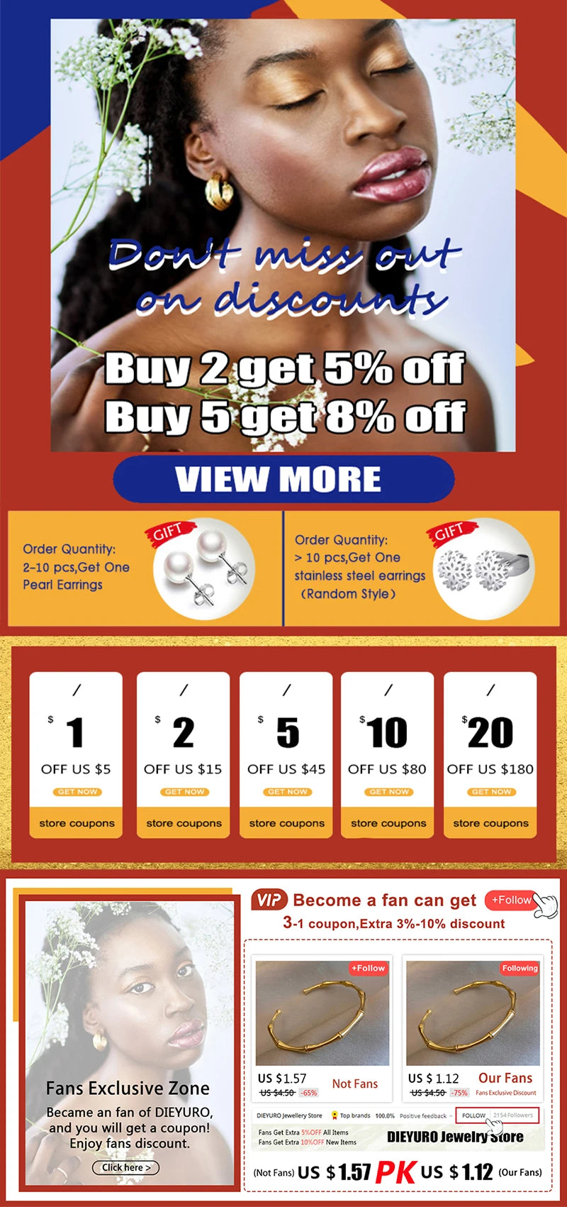 Gold Stainless Steel Chain Necklace & Bracelet Set