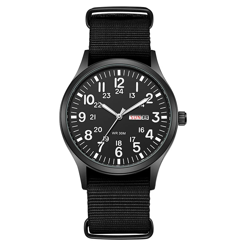 TPW K7101 Field Watch with Nylon Strap and Luminous Hands