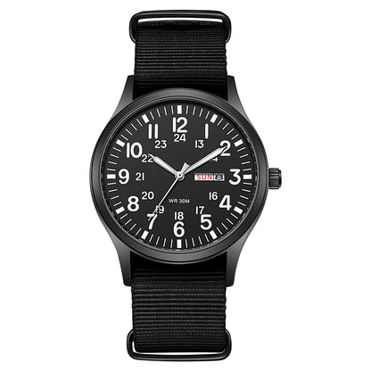 TPW K7101 Field Watch with Nylon Strap and Luminous Hands