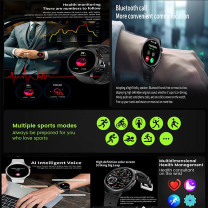 Smart Watch 6 Pro - 1.46" AMOLED NFC Heart Rate IP68 Bluetooth Call