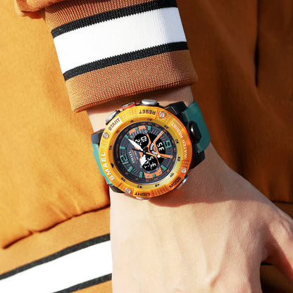 SMAEL 8058 Men’s Analog-Digital Sports Watch with Dual Time and Alarm