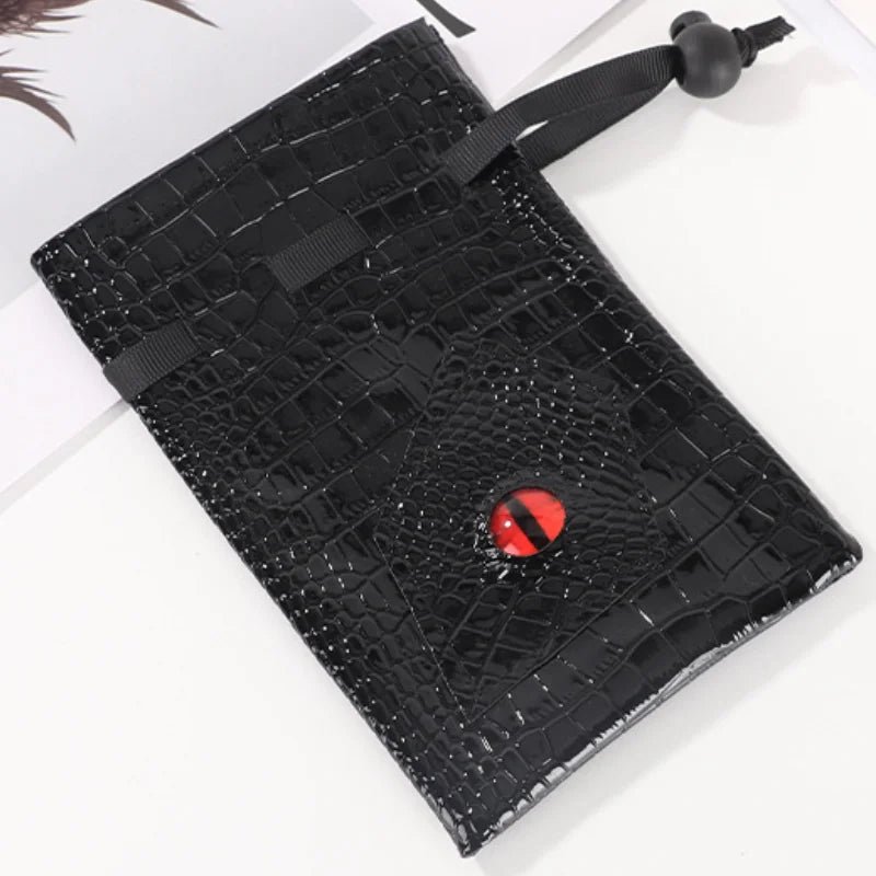 Large Velvet Dice Storage Bag with 8 Pockets for D&D and RPG Games