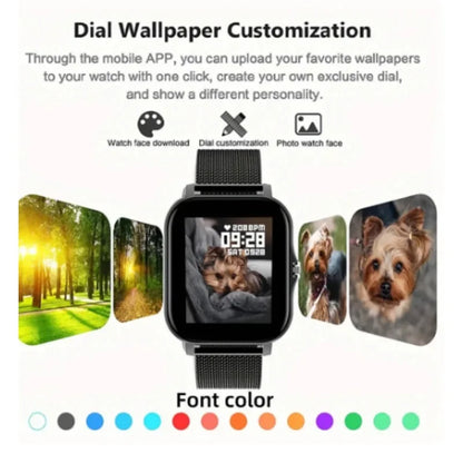 Smart Watch for Android - 1.44" Color Screen Bluetooth Call