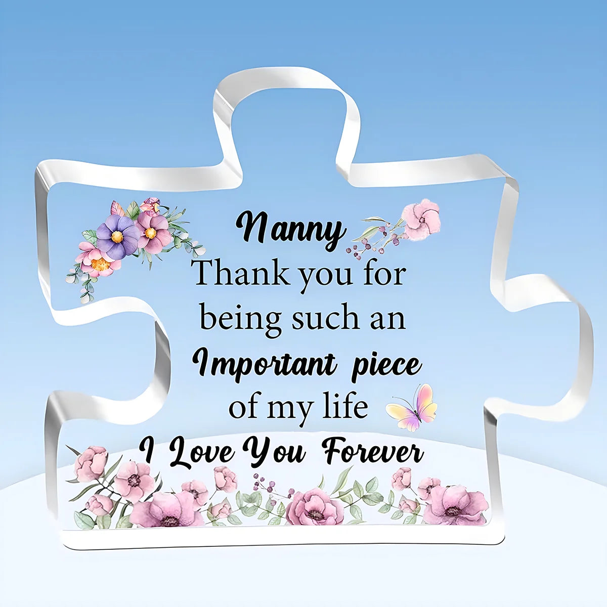 Nana Puzzle Plaque – Acrylic Sign, Nanny/Nan Gift for Mother's Day & Birthday