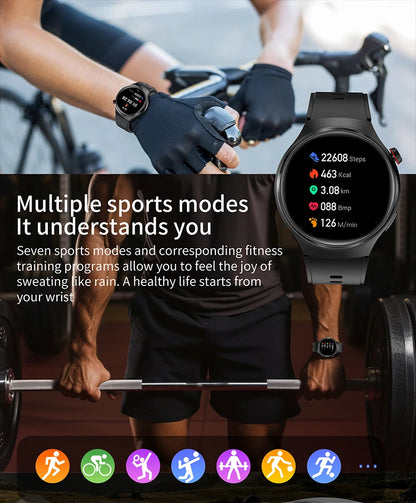 Smart Watch 6 Pro - 1.46" AMOLED NFC Heart Rate IP68 Bluetooth Call