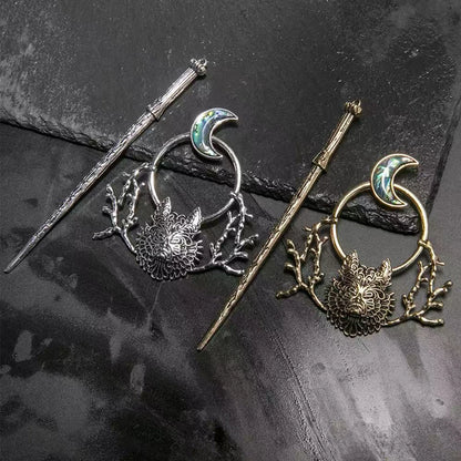 Gothic Wolf Head Hairpin