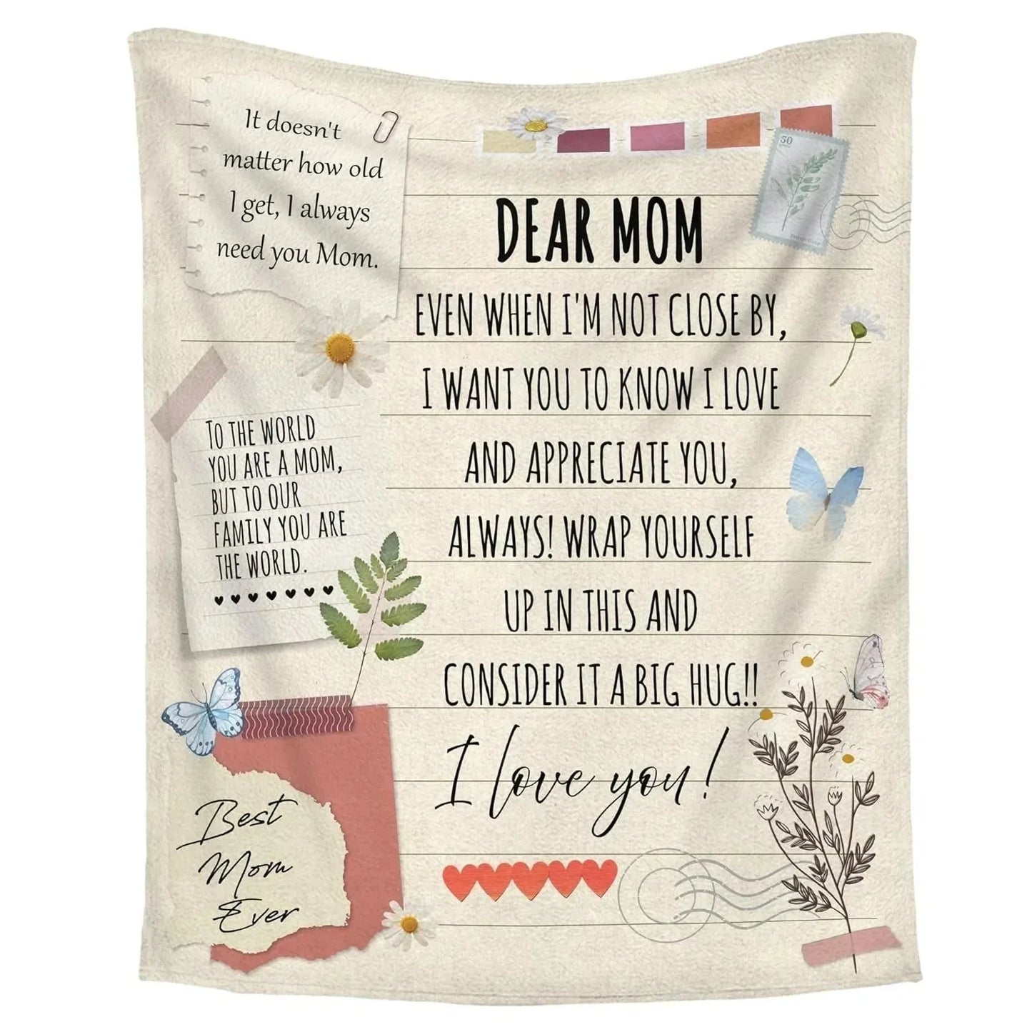 Printed Flannel Throw Blanket – 100% Polyester, Anti-Pill, Multi-Color