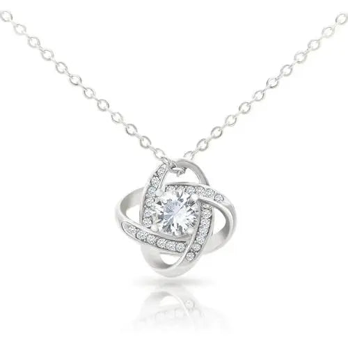'To My Mom' Cubic Zirconia Pendant Necklace – Gift Box Included