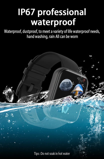 2025 New Smart Watch Men Women Camera Take Photos Record Video Health Monitor Sports Fitness Waterproof BT Call Smartwatch