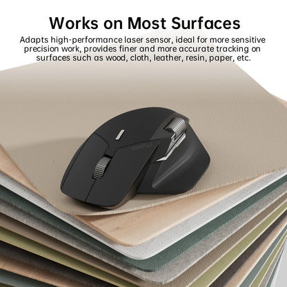 Rapoo MT760 Wireless Mouse - Multi-Device, 4000 DPI, Rechargeable, Bluetooth & 2.4GHz