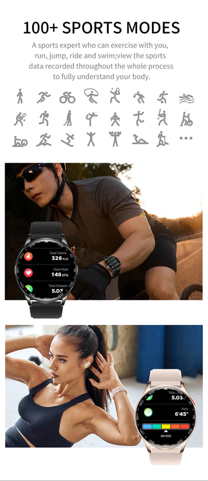 2-in-1 Smartwatch with TWS Earbuds - 1.39" IPS, Heart Rate, IP67, Bluetooth 5.0, 300mAh