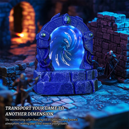 DND Glowing Portal Miniature - Color-Changing LED Terrain