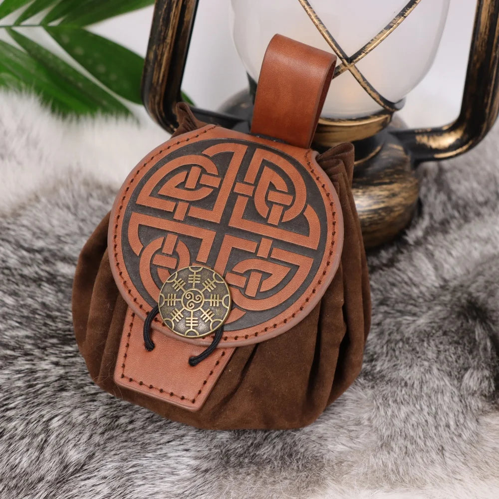 Medieval Leather Belt Bag