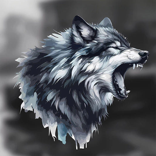 Wolf Head Car Sticker - Waterproof Vinyl Sunscreen Decal