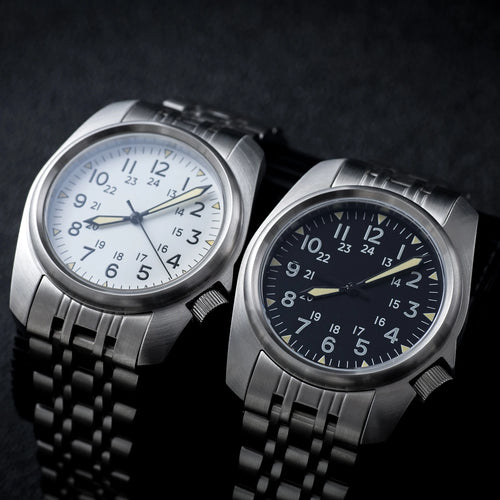 AIMIMO DESIGN Men’s Sapphire Crystal Quartz Watch, 5 Bar Water Resistant