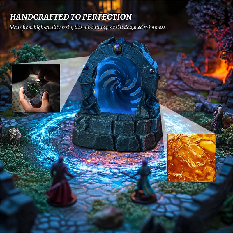 DND Glowing Portal Miniature - Color-Changing LED Terrain