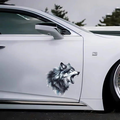 Wolf Head Car Sticker - Waterproof Vinyl Sunscreen Decal