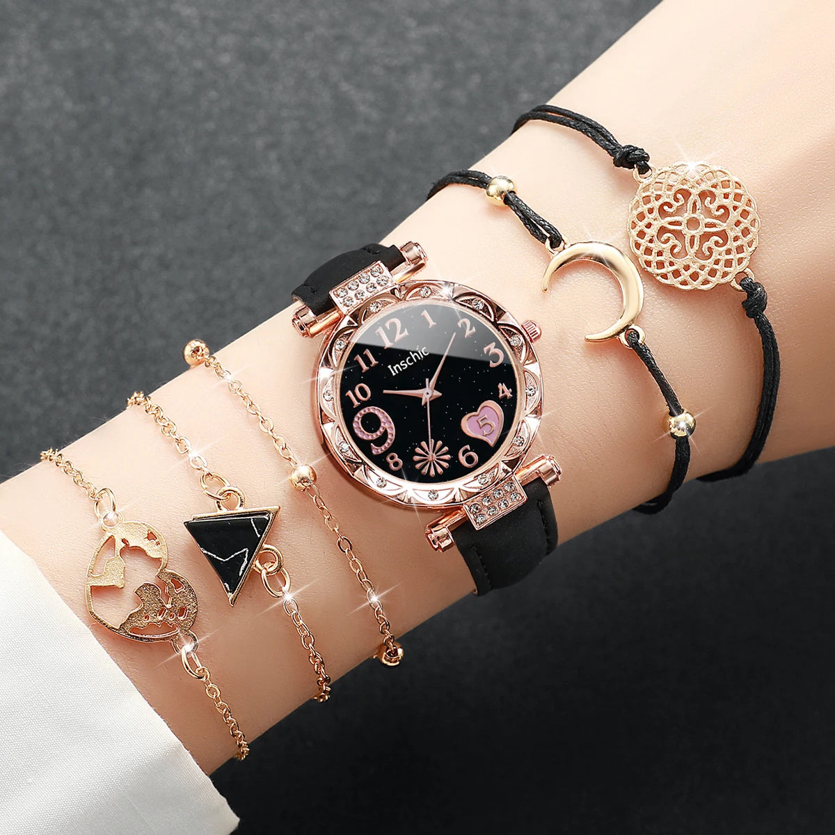 6-Piece Women’s Watch and Bracelet Set