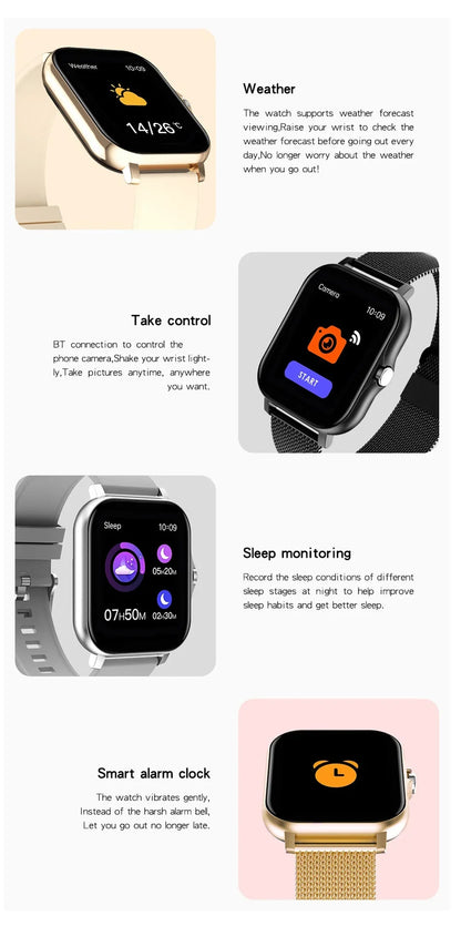 Smart Watch for Android - 1.44" Color Screen Bluetooth Call
