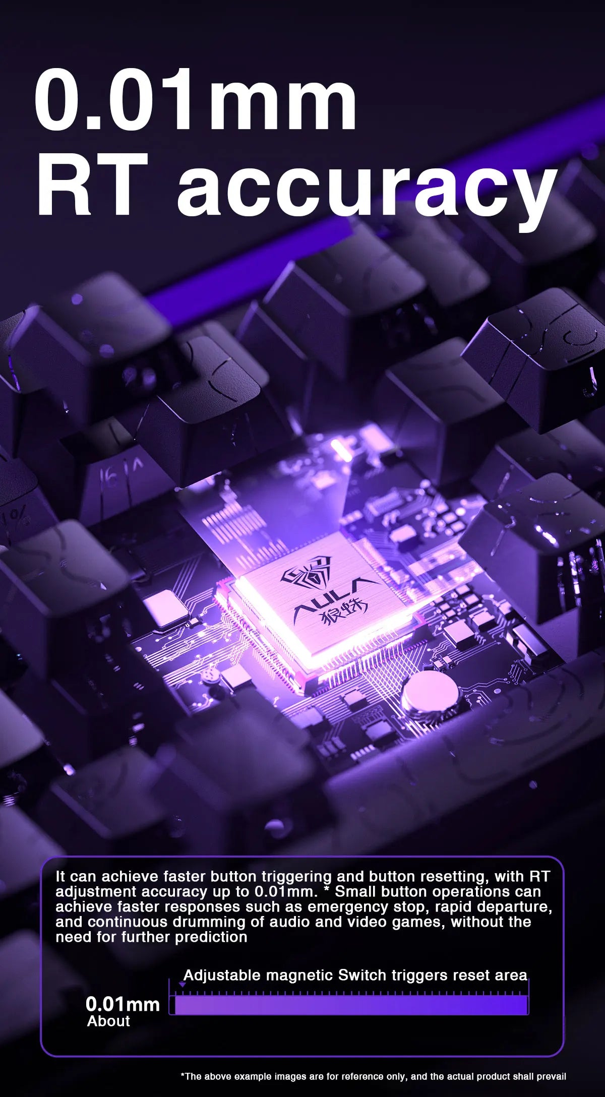 AULA HERO 68HE Magnetic Switch Keyboard - Rapid Trigger, 8K, Hot-Swap, RGB