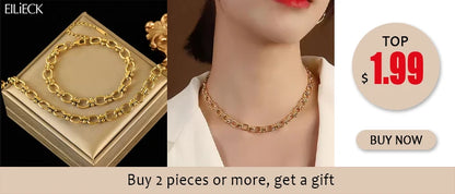 18K Gold Heart Love Jewelry Set - Necklace, Bracelet & Earrings
