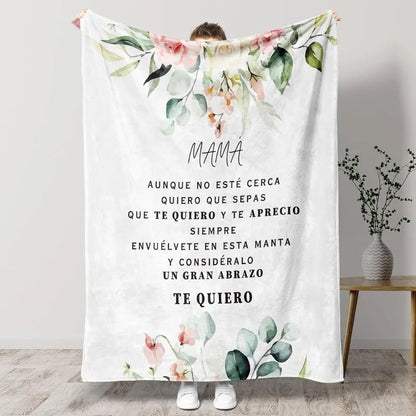 Printed Flannel Throw Blanket – 100% Polyester, Anti-Pill, Multi-Color