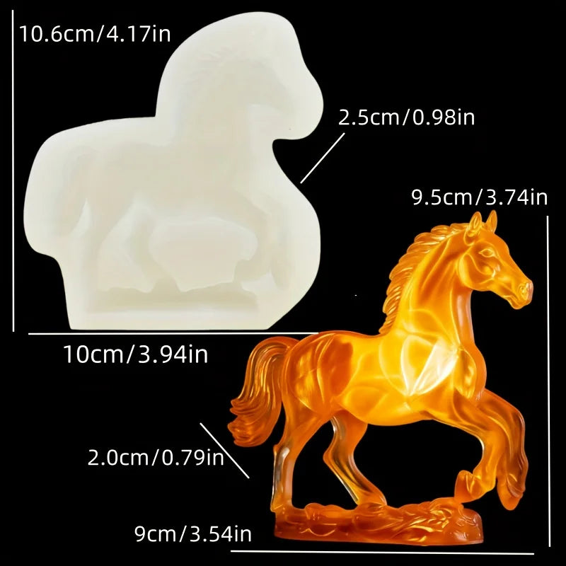 Wolf Howling Silicone Mold - Food Grade -40°C to +240°C