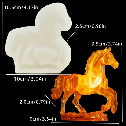 Wolf Howling Silicone Mold - Food Grade -40°C to +240°C