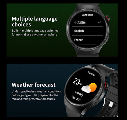 Smart Watch 6 Pro - 1.46" AMOLED NFC Heart Rate IP68 Bluetooth Call