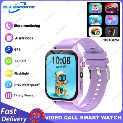 Kids Smart Watch - 1.83" Display 18 Games Sleep Monitor Camera