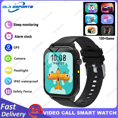 Kids Smart Watch - 1.83" Display 18 Games Sleep Monitor Camera