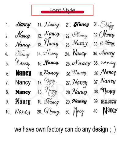 Custom Name Hoop Earrings - Stainless Steel with Crystals